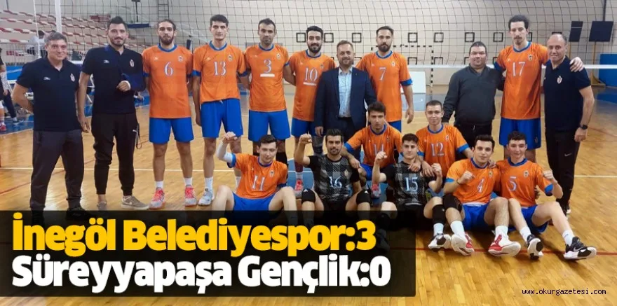 İnegöl Belediyespor:3 Süreyyapaşa Gençlik:0