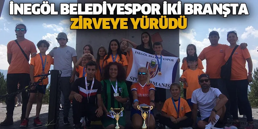 İNEGÖL BELEDİYESPOR İKİ BRANŞTA ZİRVEYE YÜRÜDÜ