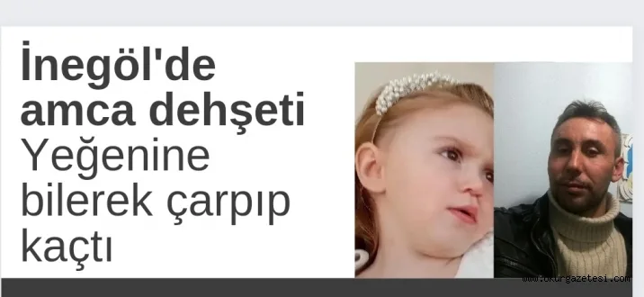 İnegöl'de amca dehşeti