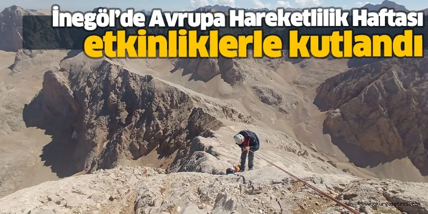 İnegöl’de Avrupa Hareketlilik Haftası etkinliklerle kutlandı