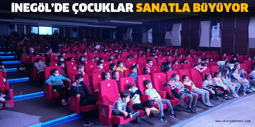 iNEGöL’DE ÇOCUKLAR SANATLA BüYüYOR