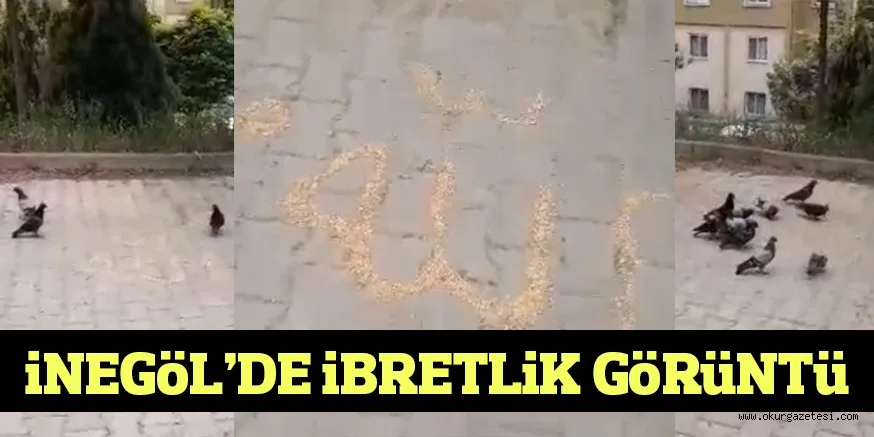 İNEGÖL’DE İBRETLİK GÖRÜNTÜ