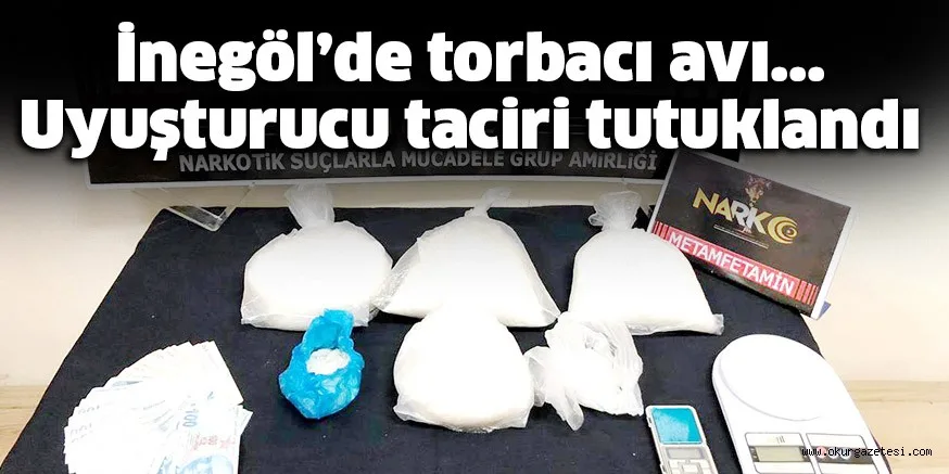 İnegöl’de uyuşturucu madde ticareti yapan kişi tutuklandı