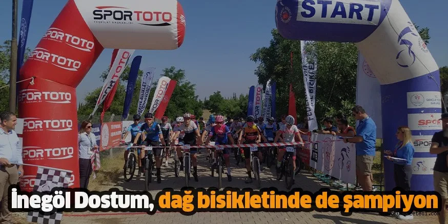 İnegöl Dostum, dağ bisikletinde de şampiyon