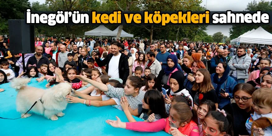 İnegöl’ün kedi ve köpekleri sahnede