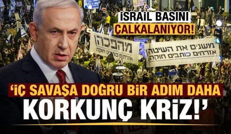 İsrail çalkalanıyor: İç savaşa doğru bir adım daha, korkunç kriz...