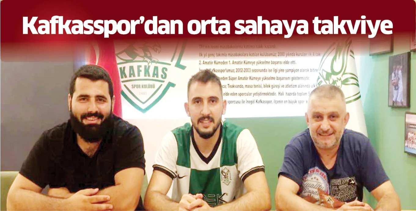 Kafkasspor'dan orta sahaya takviye