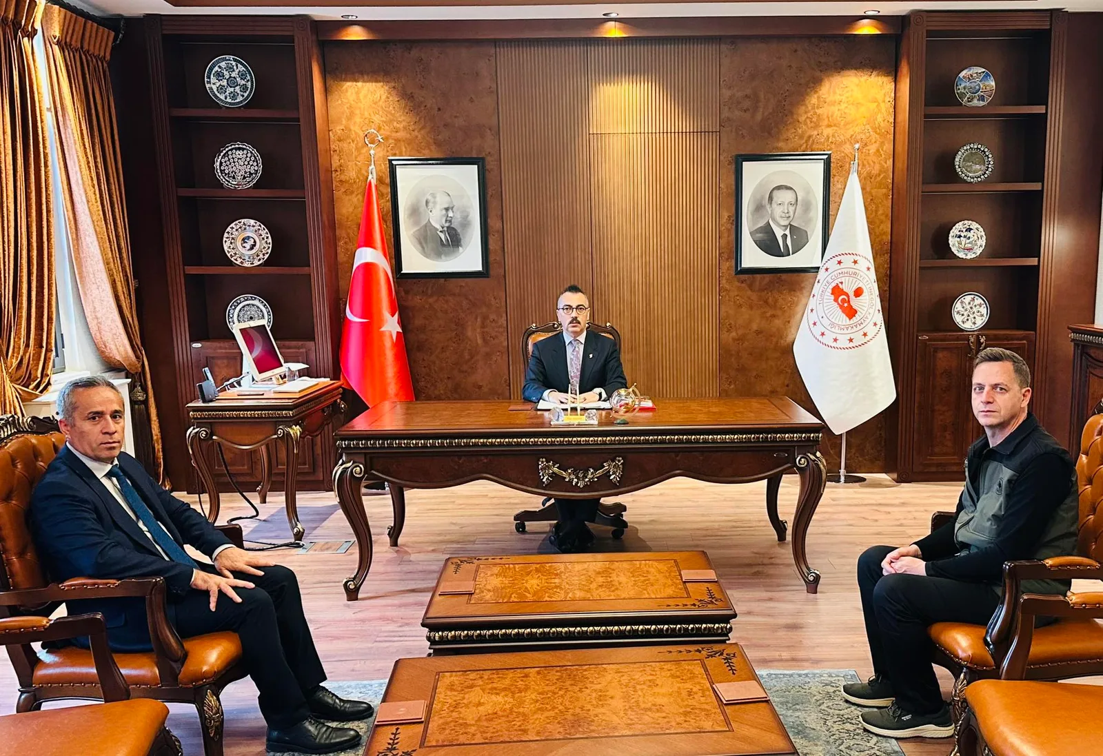Akşahin’dan Kaymakam Arslan’a ziyaret