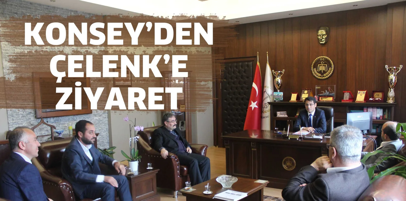 KENT KONSEY'İNDEN ÇELENK’E ZİYARETİ