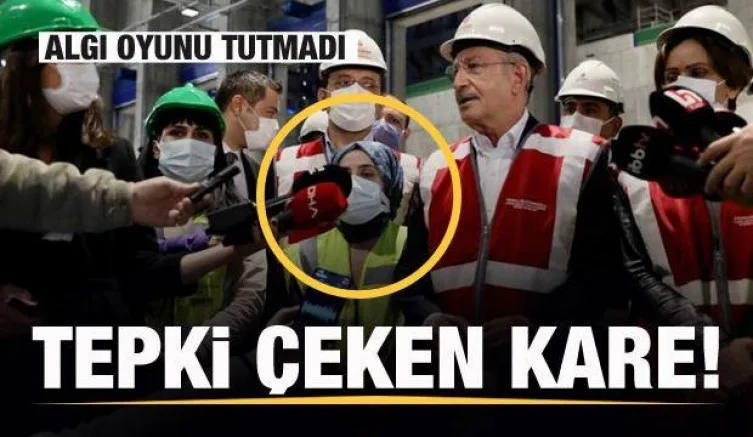 Kılıçdaroğlu'nun ziyareti sırasında tepki çeken kare!