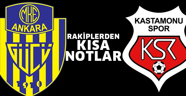 RAKİPLER'DEN KISA NOTLAR