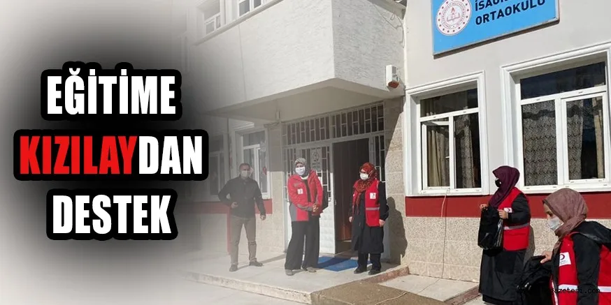 Kızılay’dan eğitime destek