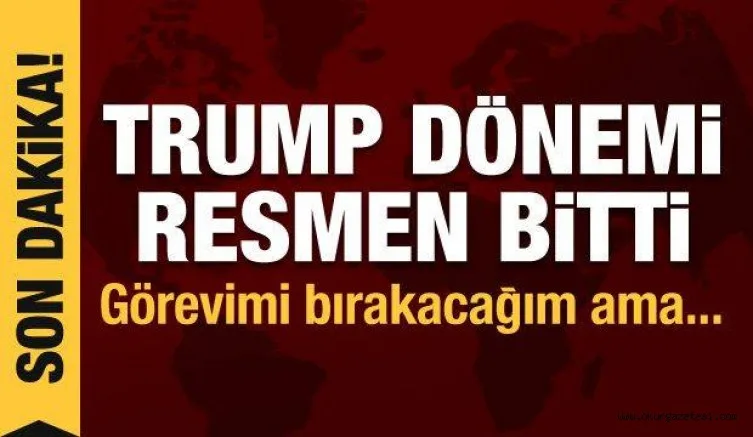 Kongre Biden'ın başkanlığını tescilledi! Trump'tan açıklama: Görevimi bırakacağım ama...