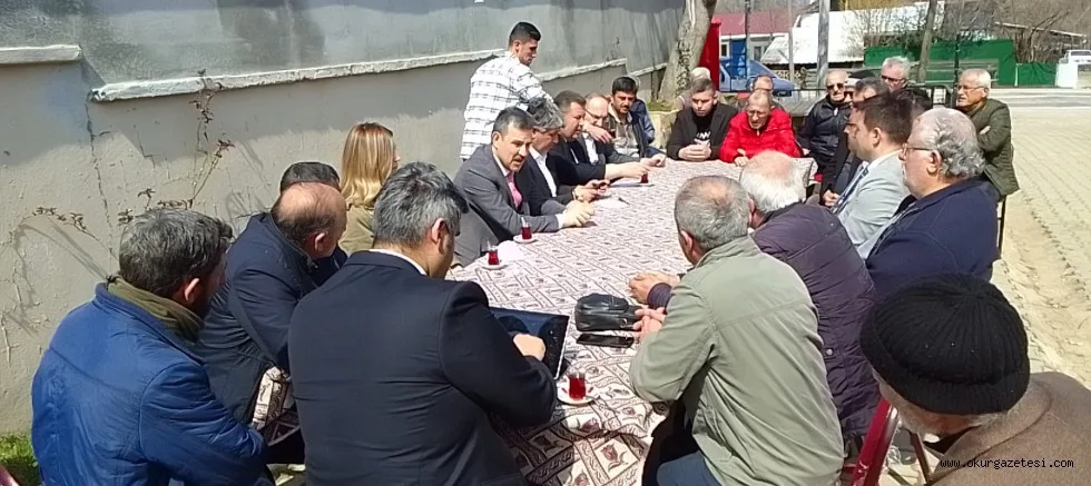 Milletvekili Esgin muhtarlarla bir araya geldi, Karacabey'de yatırımları inceledi