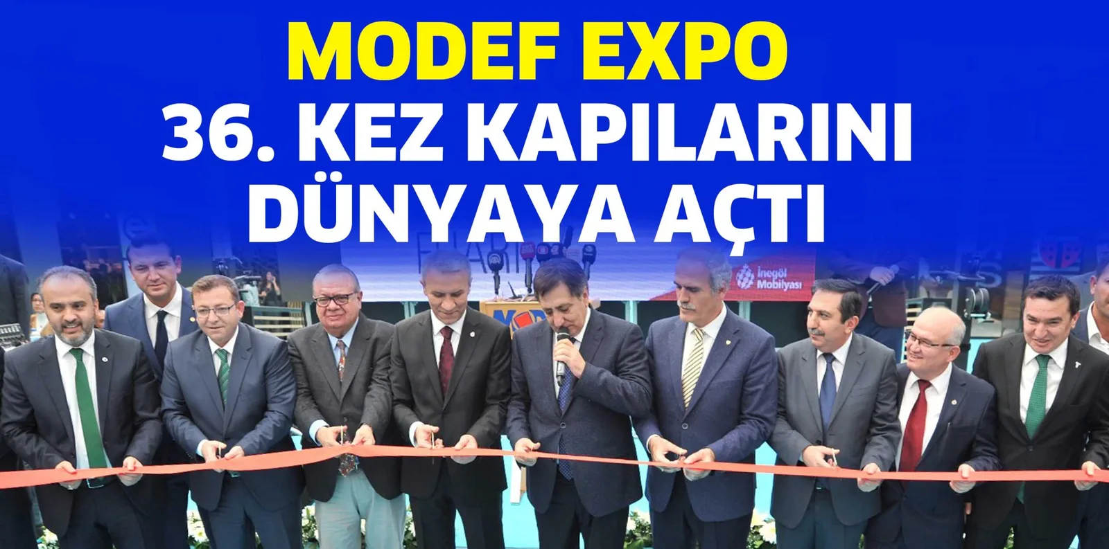 MODEF EXPO 36. KEZ KAPILARINI DÜNYAYA AÇTI