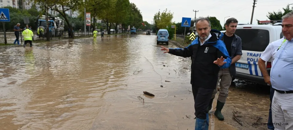Mudanya'da sel seferberliği