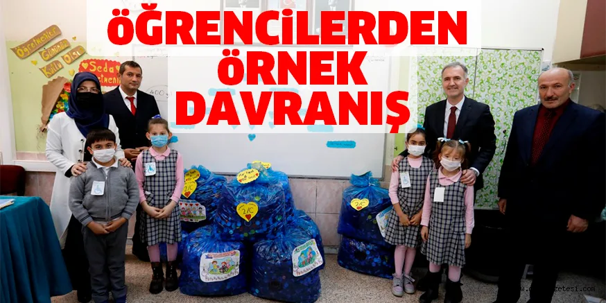 öĞRENCiLERDEN öRNEK DAVRANIŞ