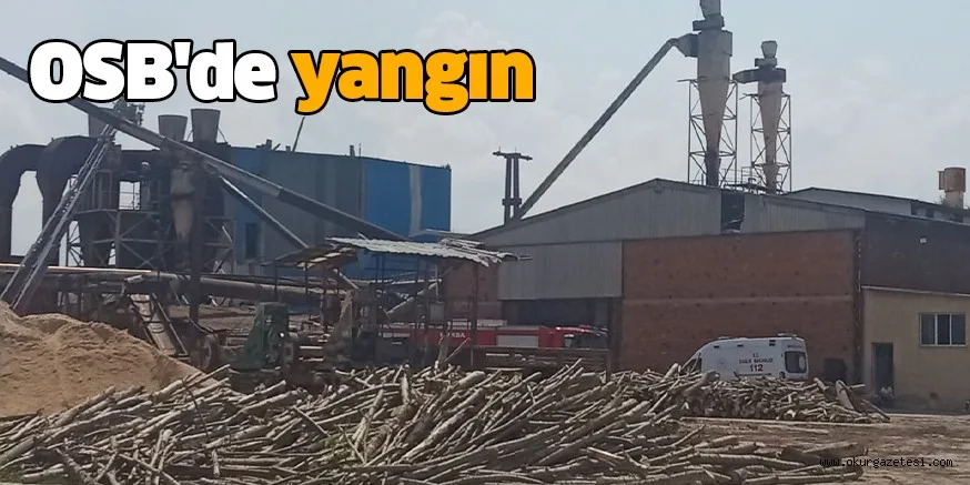 OSB'de yangın