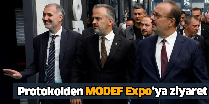 Protokolden MODEF Expo’ya ziyaret