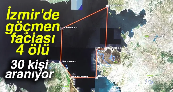 İzmir'de göçmen faciası: 4 ölü