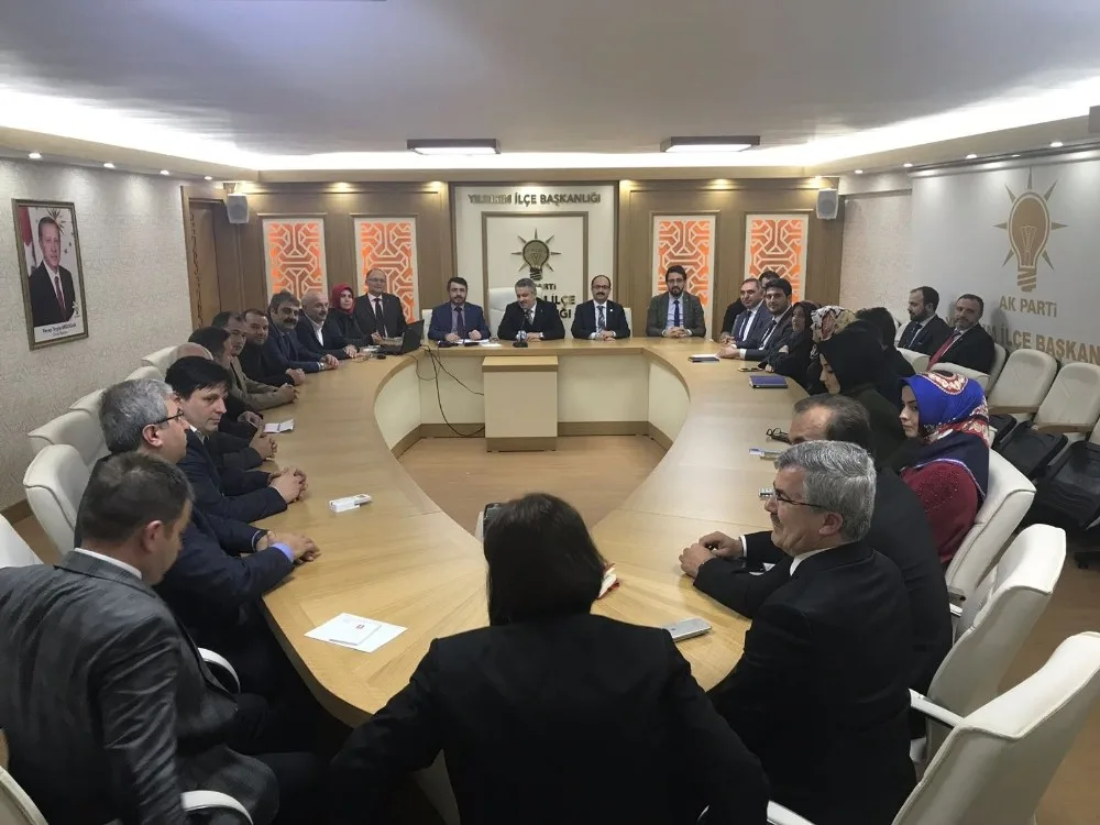 Salmandan İlçe Teşkilatlarına Ziyaret