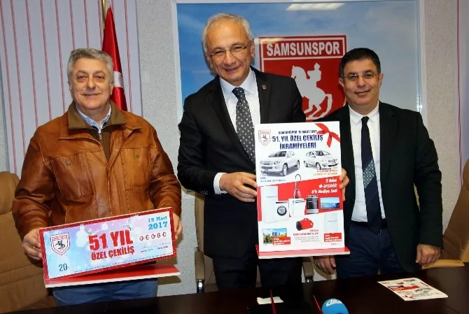 Samsunspordan Piyango Çekilişi