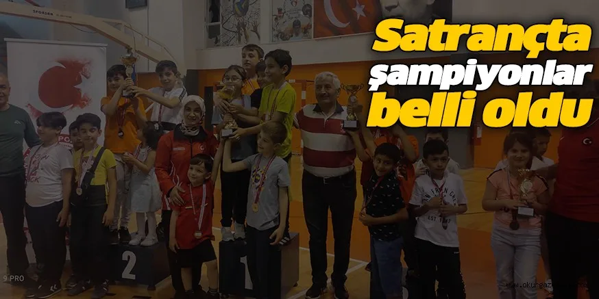 Satrançta şampiyonlar belli oldu