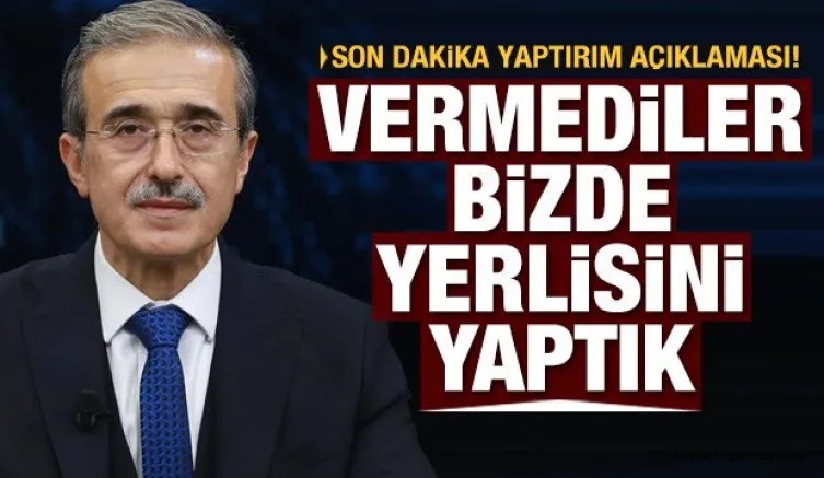 Savunma Sanayii Başkanı Demir'den yaptırım açıklaması