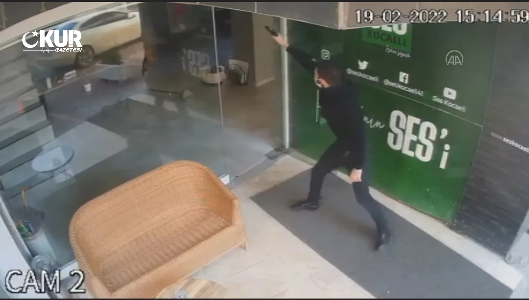 Gazeteci cinayeti kamerada
