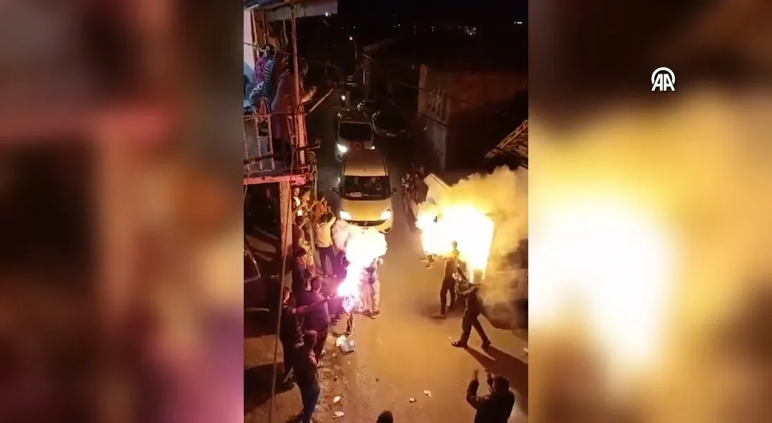 Karabük'te "kavga ihbarı"na giden polislere sürpriz kutlama