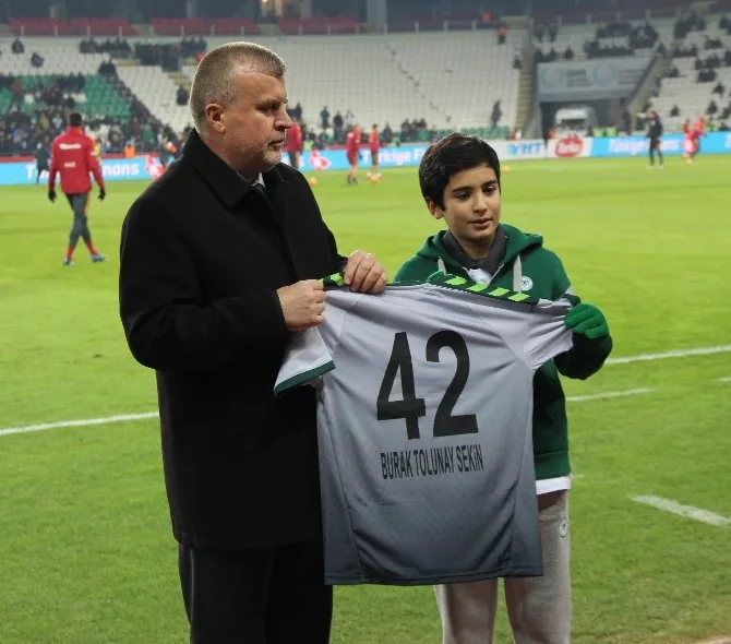 Şehit Fethi Sekinin Oğlu Konyaspor - Galatasaray Maçında