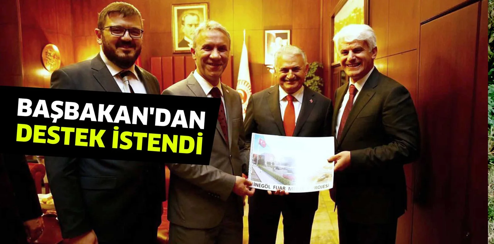 BAŞBAKAN'DAN DESTEK İSTENDİ