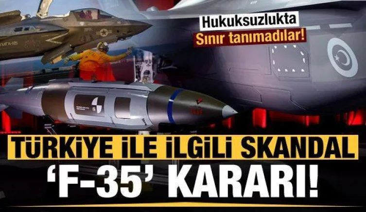 Son dakika: ABD'den Türkiye ile ilgili skandal F-35 kararı!