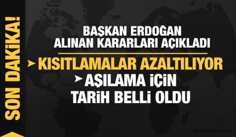 Son Dakika... Kabine toplantısının ardından Başkan Erdoğan alınan kararları açıkladı
