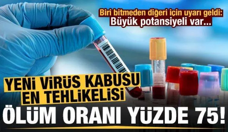 Son dakika: Yeni 'virüs' kabusu! Ölüm oranı yüzde 75, en tehlikelisi...