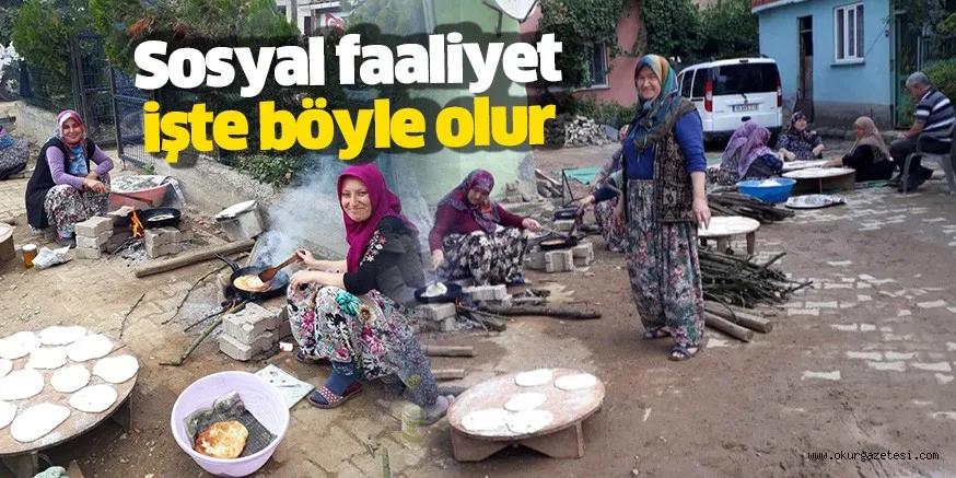 Sosyal faaliyet işte buna denir !!