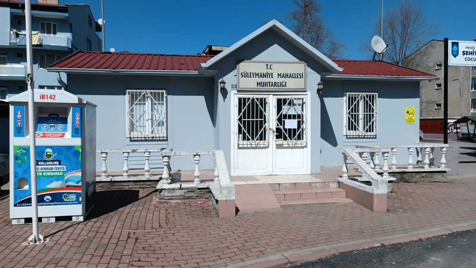 Süleymaniye muhtarlığına saldırı