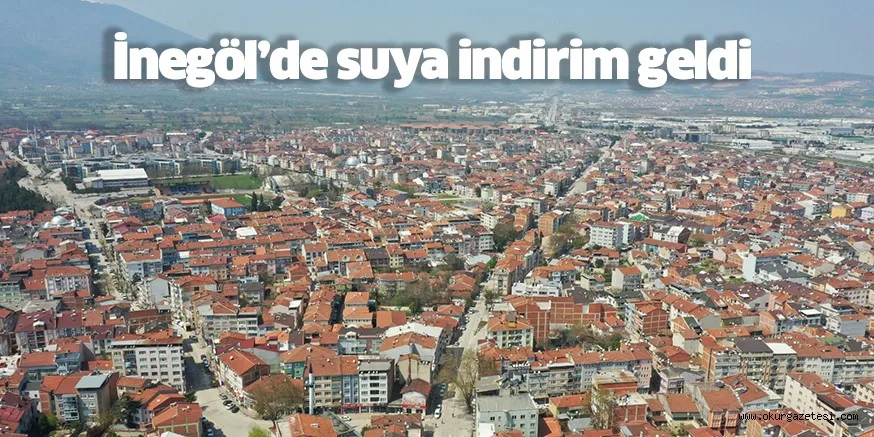 Suya indirim geldi