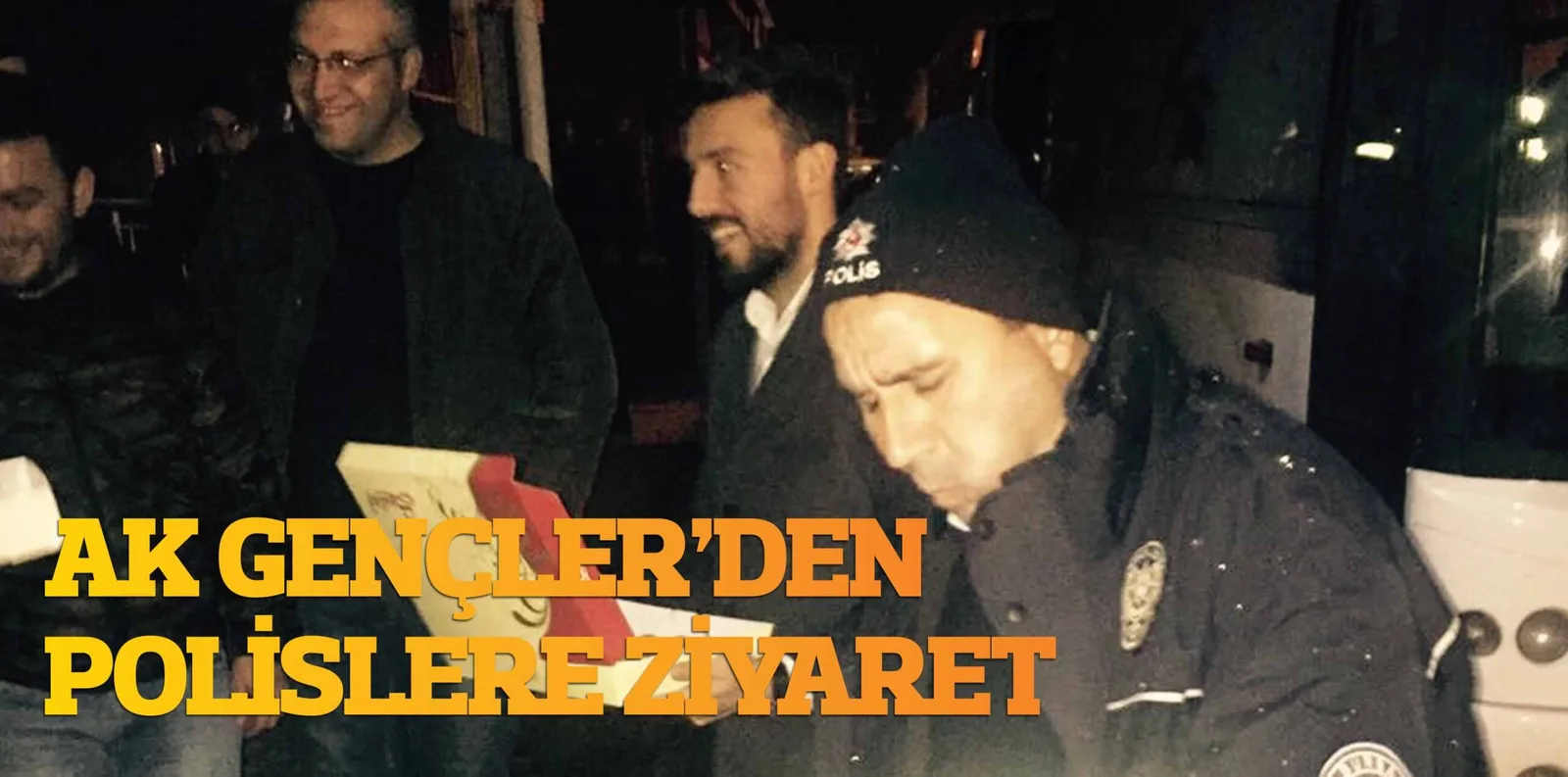 AK GENÇLER'DEN POLİSLERE ZİYARET