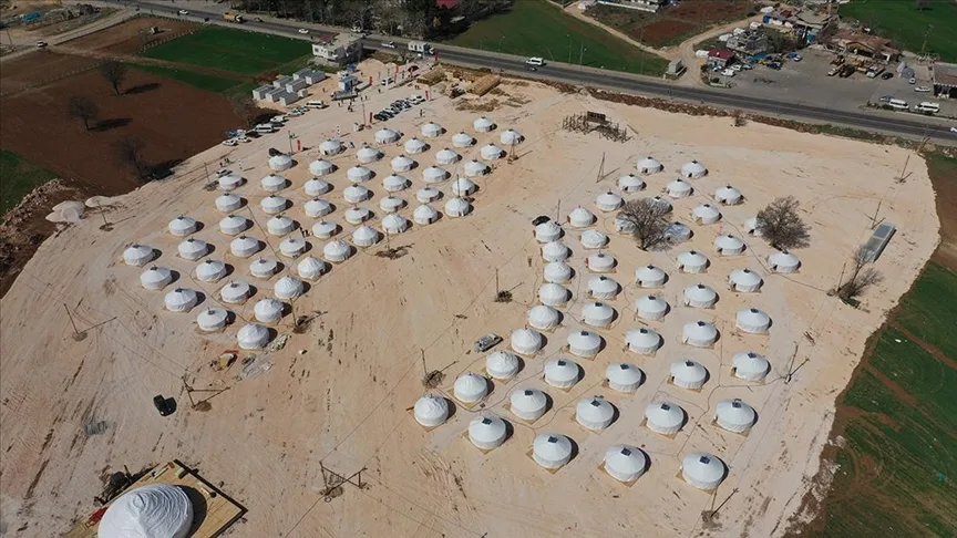 Okçular Vakfının kurduğu Türk obası 100 depremzede aileyi ağırlayacak