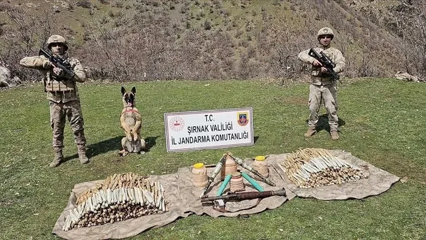 "Bozdoğan-28" operasyonlarında 82 mağara, sığınak ve barınma alanı imha edildi