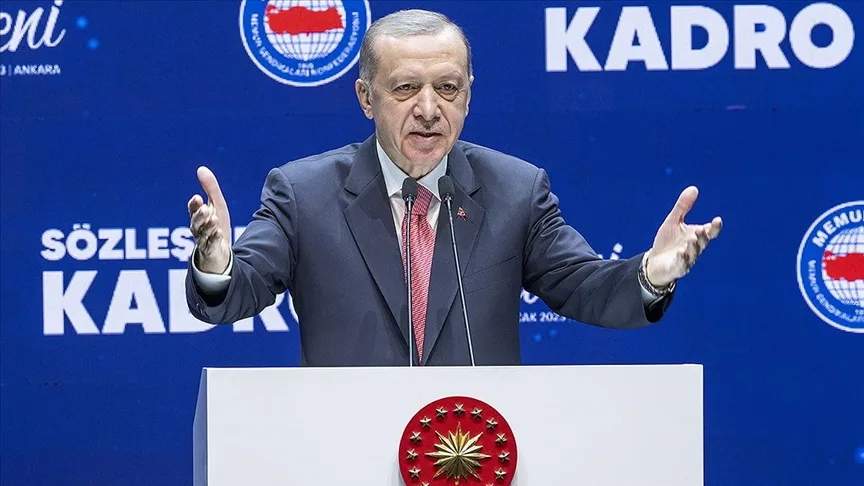 Cumhurbaşkanı Erdoğan: Memur, memur emeklisi ve diğer emeklilerimizin maaş artışını yüzde 25 olarak uygulayacağız
