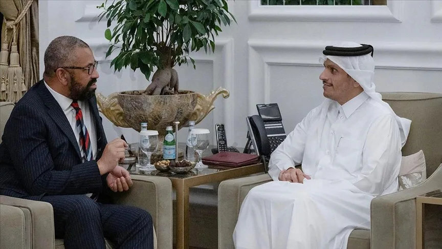 Katar ve İngiltere, ikili işbirliği ve stratejik diyalog hazırlıklarını görüştü