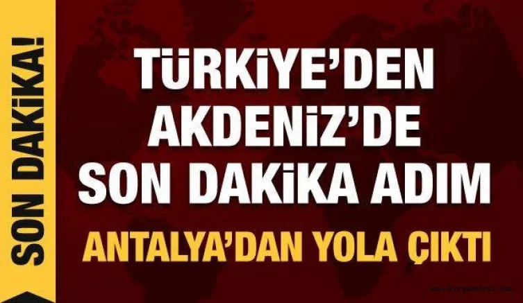Türkiye Akdeniz'de yeni Navtex ilan etti