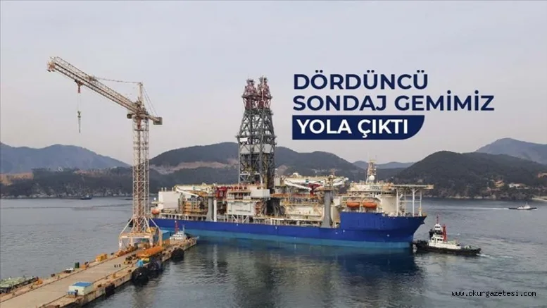 Türkiye'nin dördüncü sondaj gemisi yola çıktı