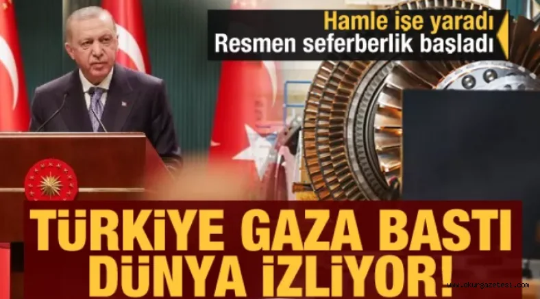 Türkiye'nin üretim hamlesi işe yaradı: Türkiye gaza bastı dünya izliyor
