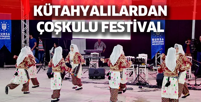 Kütahyalılardan coşkulu festival
