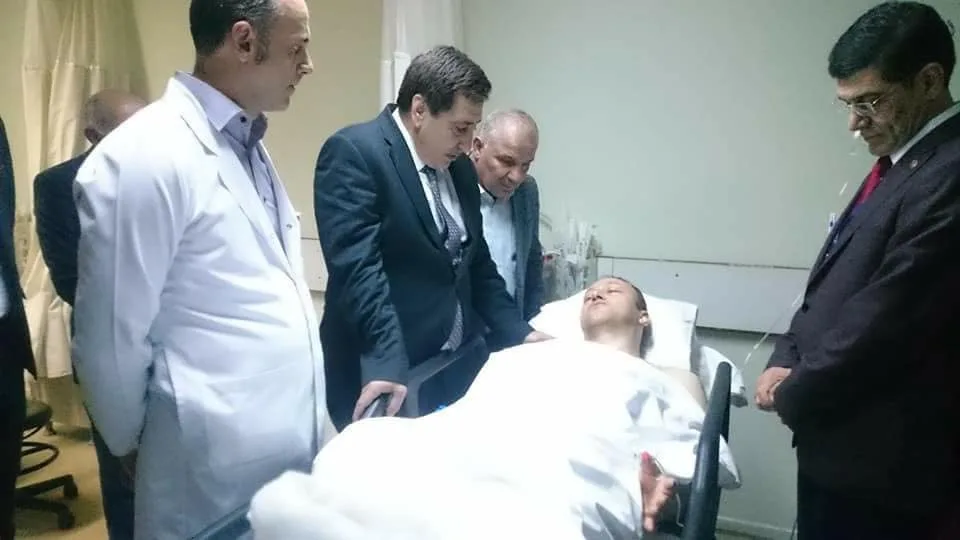 Vali Küçükten Yaralı Öğretmenlere Ziyaret