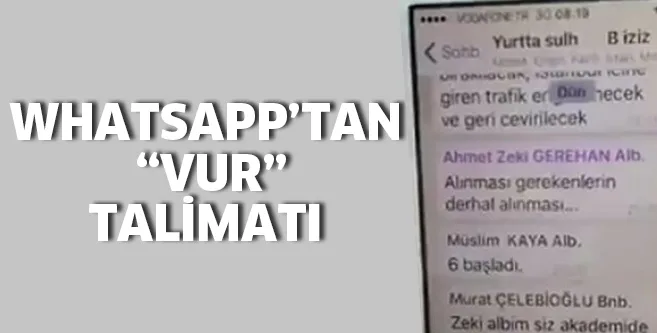 Böyle iletişime geçmişler