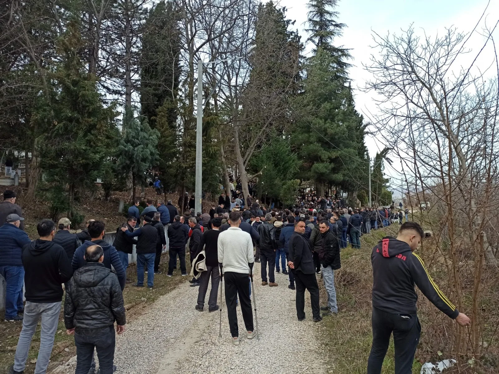 İnegöllü genç son yolculuğuna uğurlandı